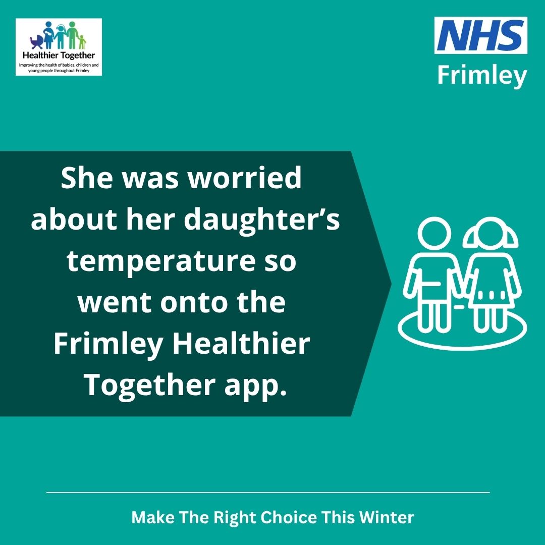 Frimley Healthier Together - social media daughter unwell 2